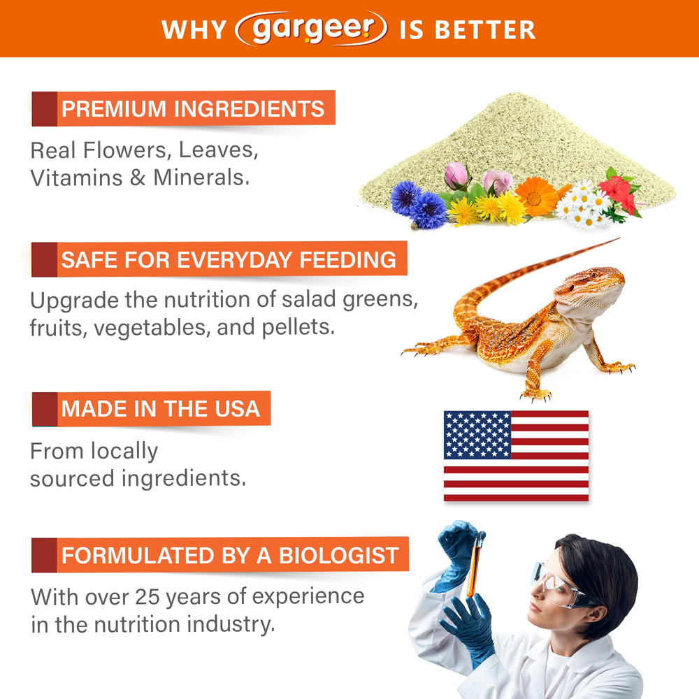 Gargeer uso diario facil sobre alimento en granulos