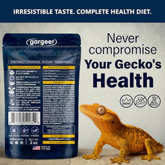 Gargeer Picky Geck Moonlight Feast, mezcla frutal, favorece ingestión en geckos exigentes