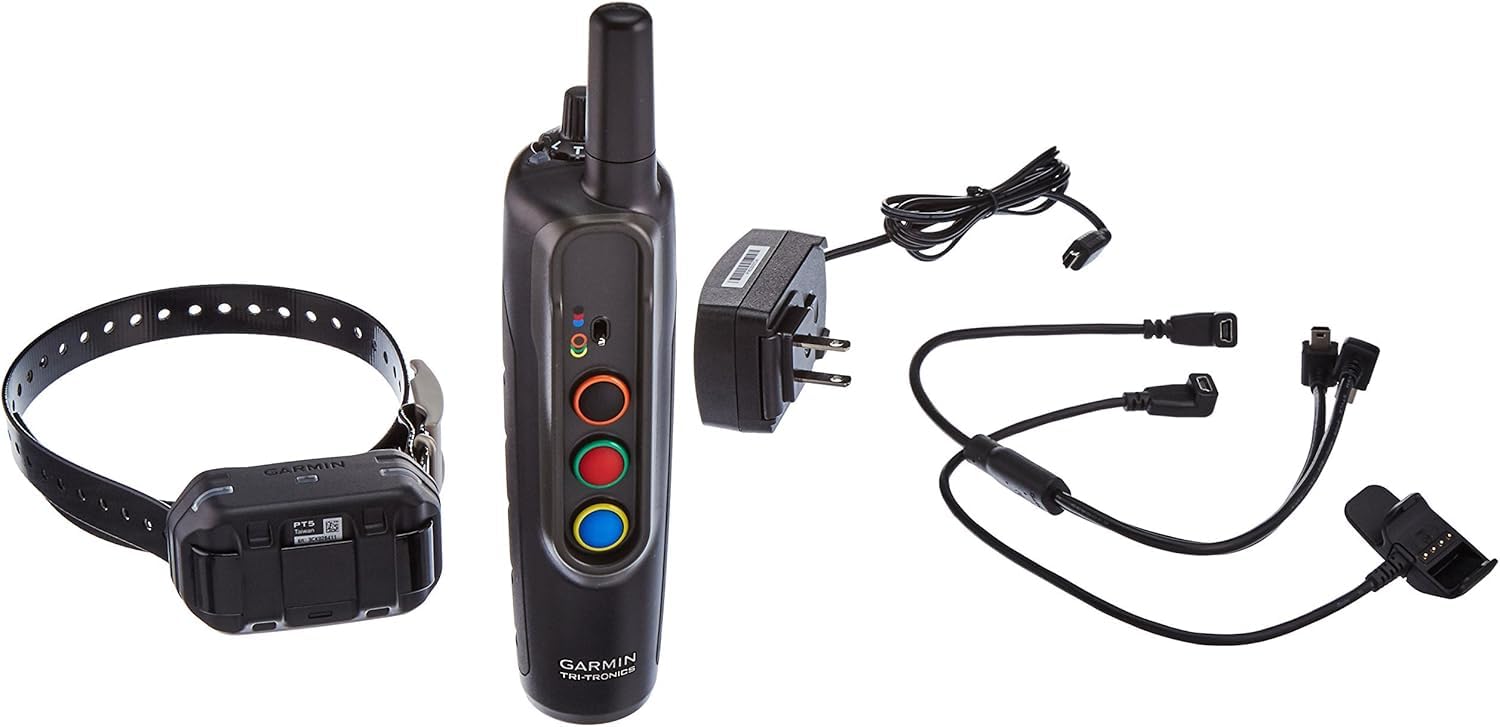 Garmin PRO 70 en la mano para control de entrenamiento sin apartar la mirada del perro