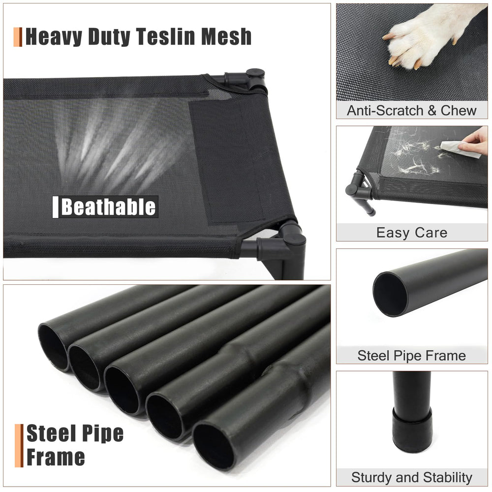 Garnpet con tejido Textilene resistente y transpirable para uso al aire libre.