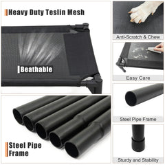Garnpet con tejido Textilene resistente y transpirable para uso al aire libre.