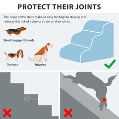 Garnpet escalera con túnel y peldaños ideal para mascotas curiosas