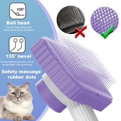 Garstor cepillo para gatos de pelaje corto, cepilla con suavidad y eficiencia.