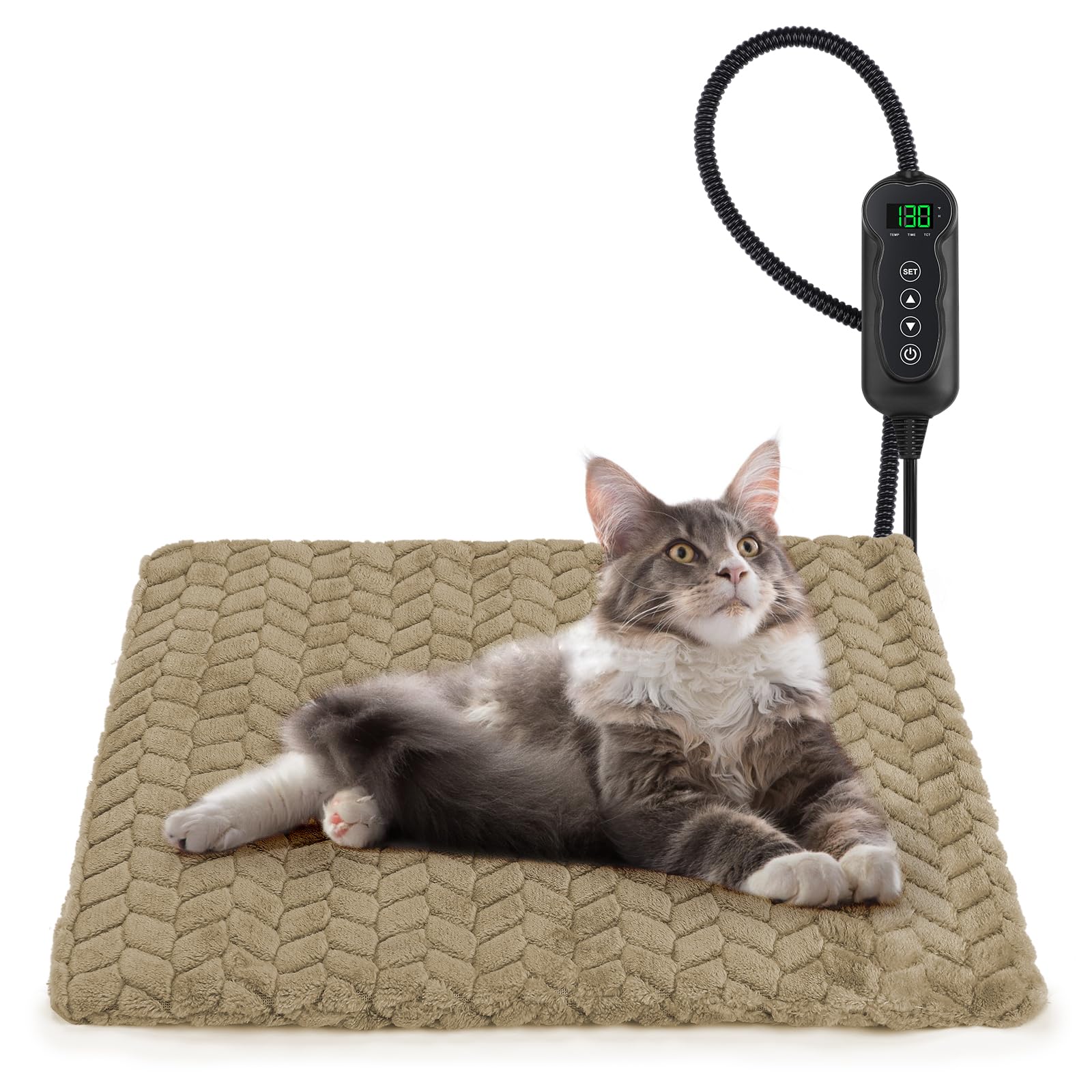 GASUR cama caliente para gatos, vista general, refugio cálido para mascotas.