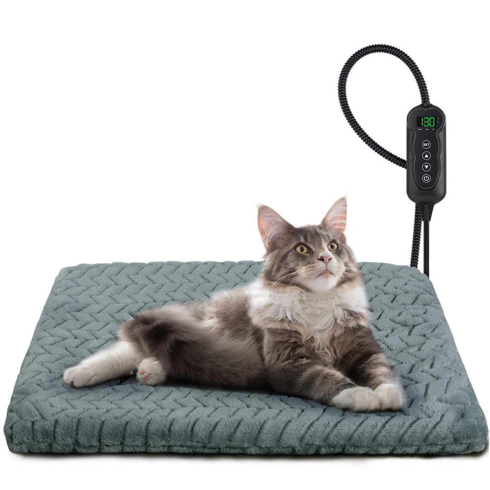 Gasur cama para gatos termica con cobertura de terciopelo suave para mayor confort