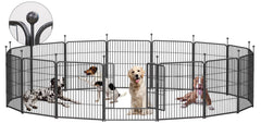 Cerca para perros plegable GDKASRNY, ideal para interior y exterior