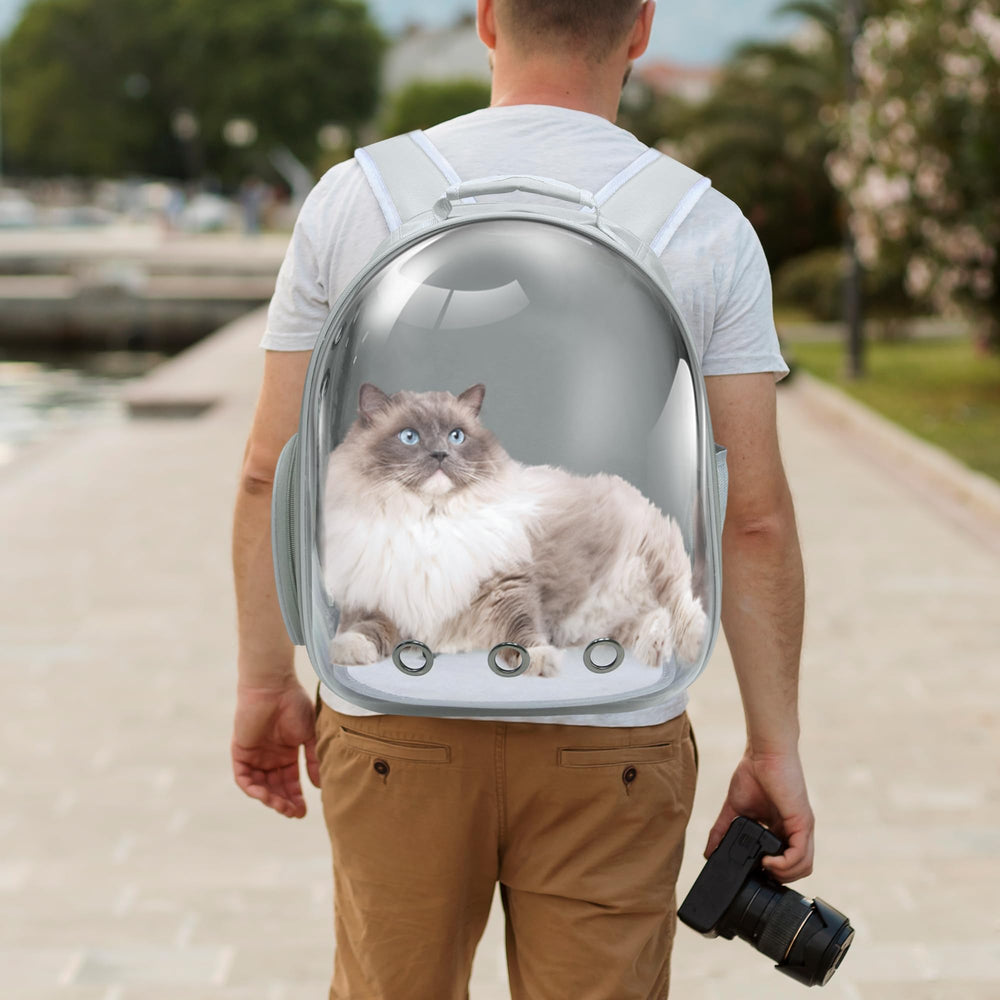 GeerDuo Cat Backpack: colchón removible para limpieza fácil.