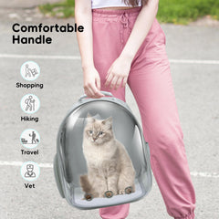 GeerDuo Cat Backpack: ventilación total para la comodidad del animal.