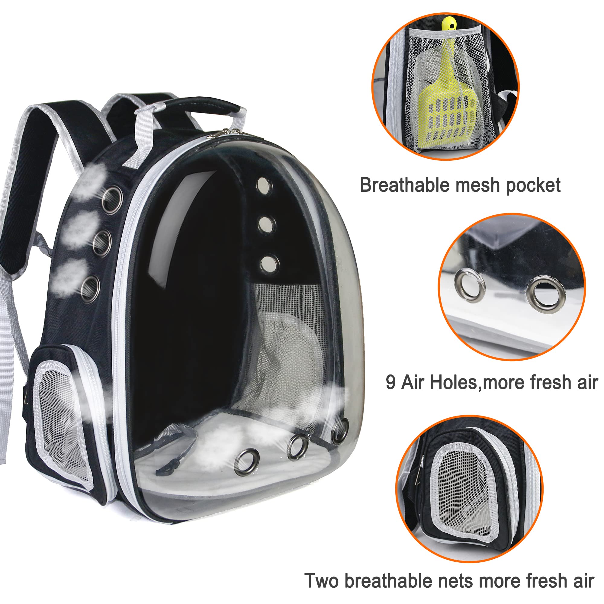 GeerDuo mochila para gatos aprobada para cabina en viajes