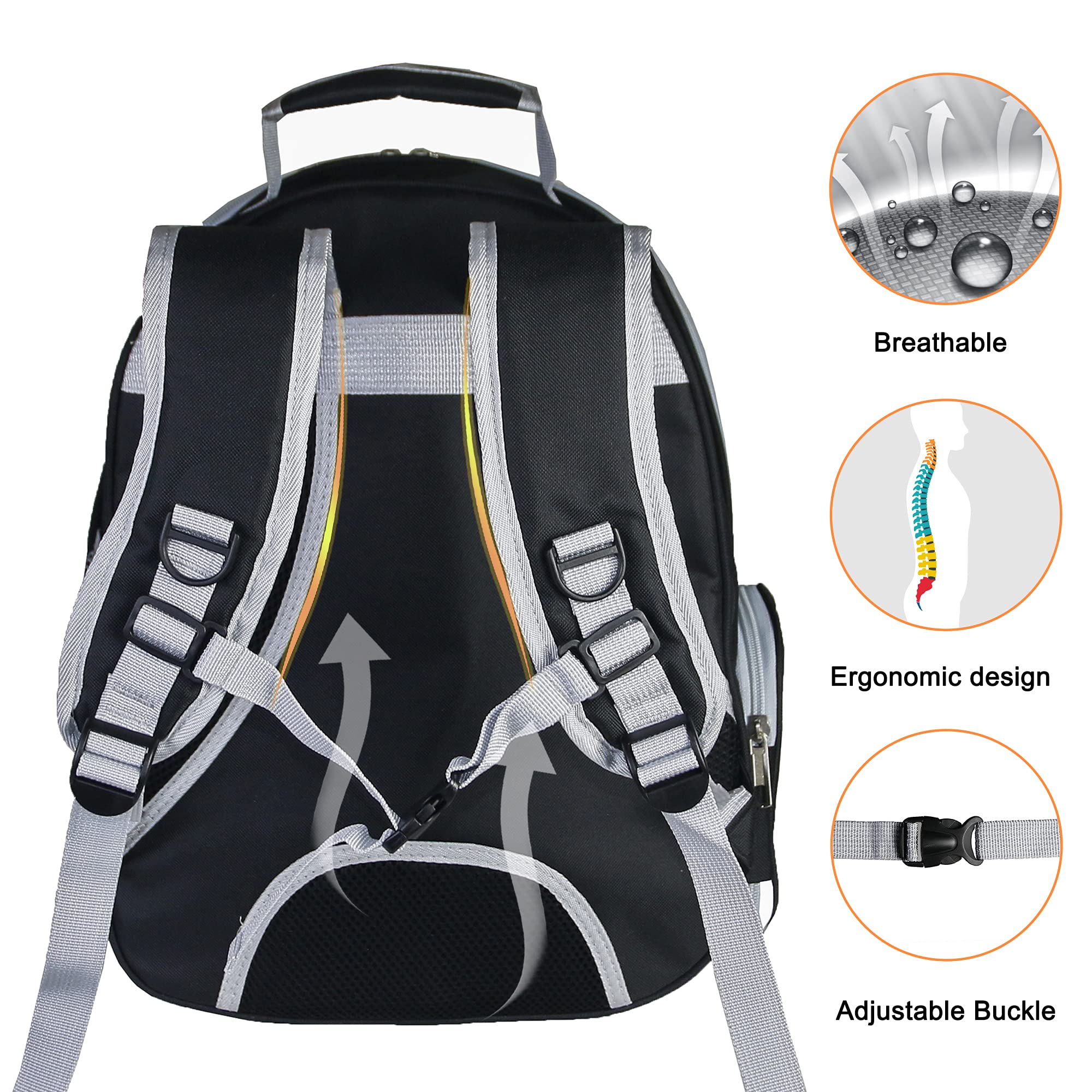 GeerDuo bolso transpirable para mascotas con buena ventilación