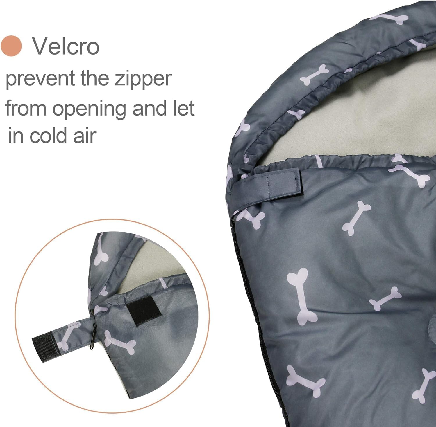 GeerDuo saco dormir para perro, diseño plegable y ligero para viajar.