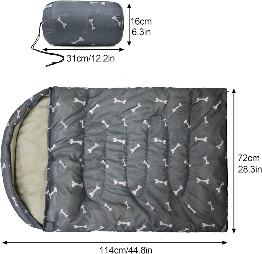 GeerDuo saco dormir para perro, talla L, espacioso para razas grandes.