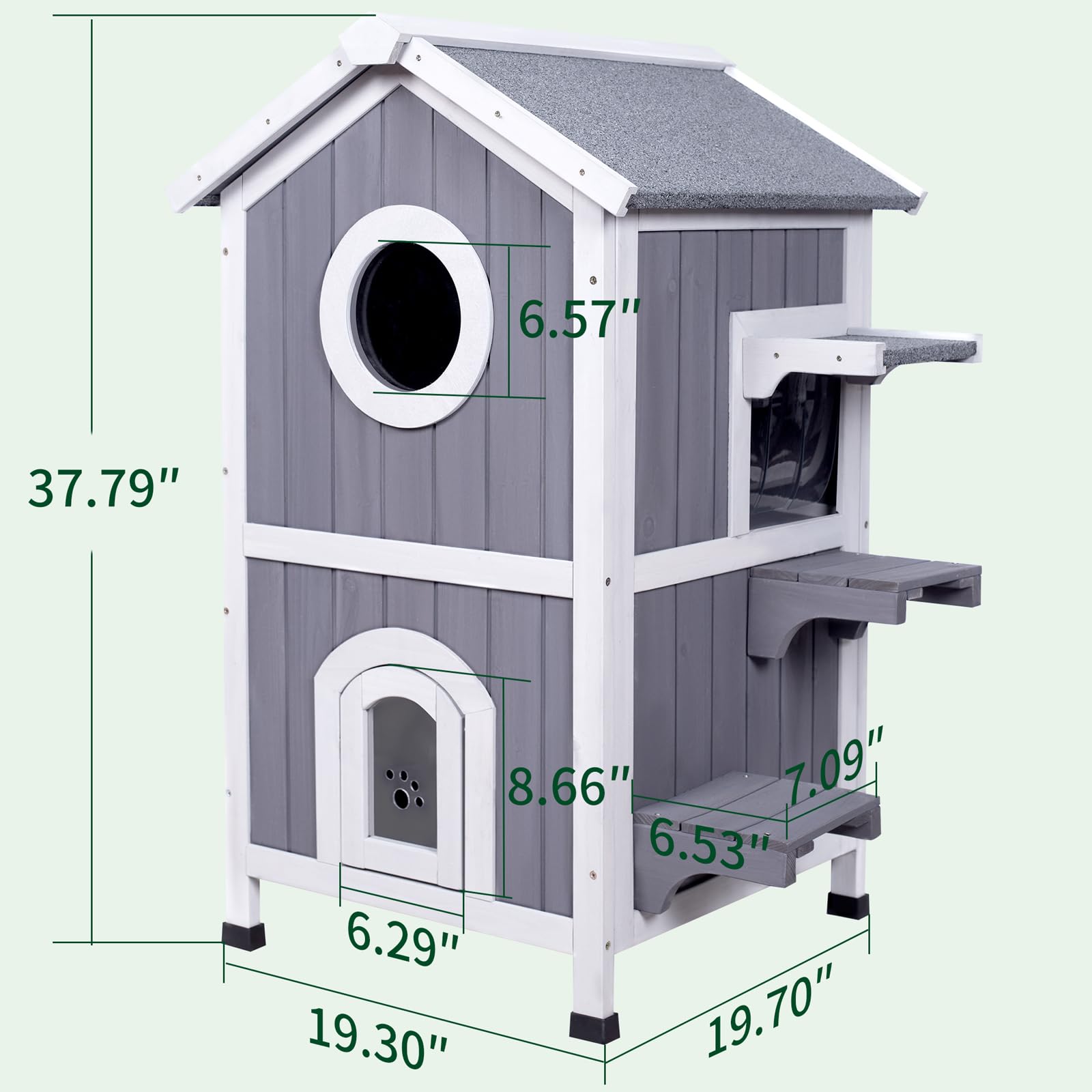 GEGURI techo apertible facilita limpieza y ventilación.