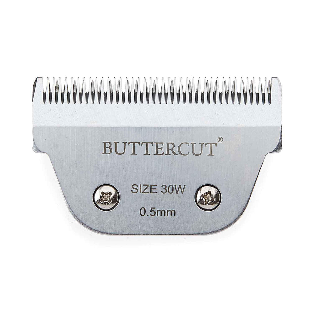 Geib Buttercut 30: cuchilla ancha para acabados precisos y sesiones de aseo más rápidas.