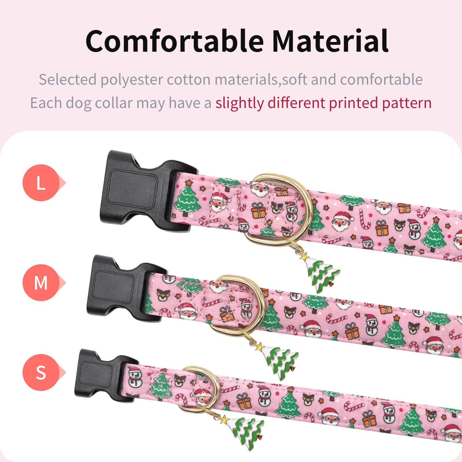 Gelwoo collar ajuste fácil, compatible con todas las tallas.