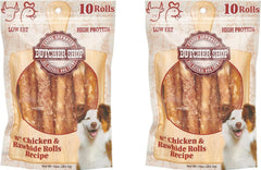 Generic: Premio de entrenamiento para perro con tiras de cuero crudo de pollo
