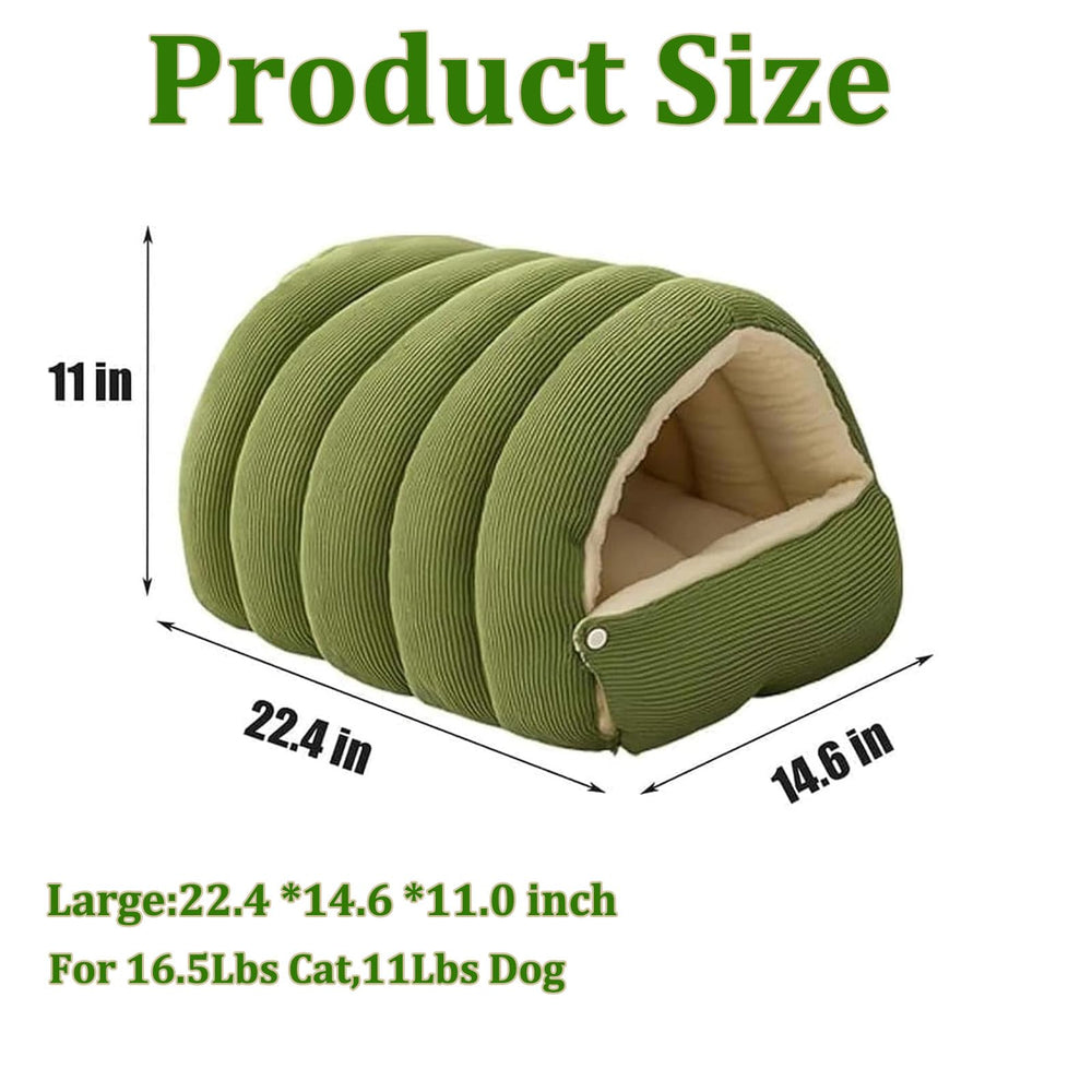 Cama-gato monstruo genérica, ideal para uso en interiores y descanso relajante.