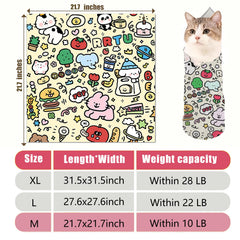 Generic Envoltura para gatos: antiarañazos y contención durante el cuidado.