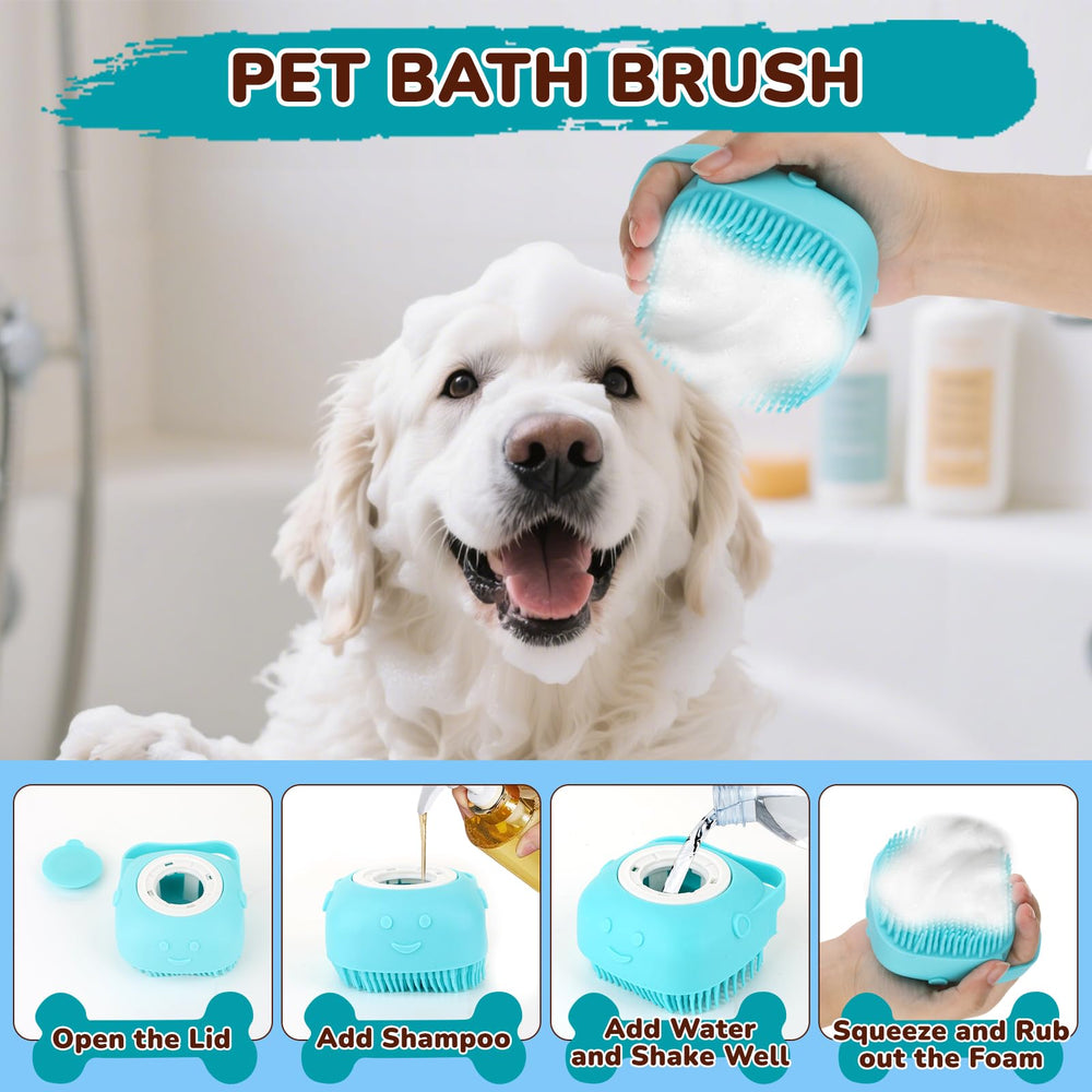 Cepillo de baño de Generic para mascotas, limpieza cómoda y suave.