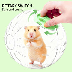 Generic bola hamster ventilación perforada para mejor circulación de aire.