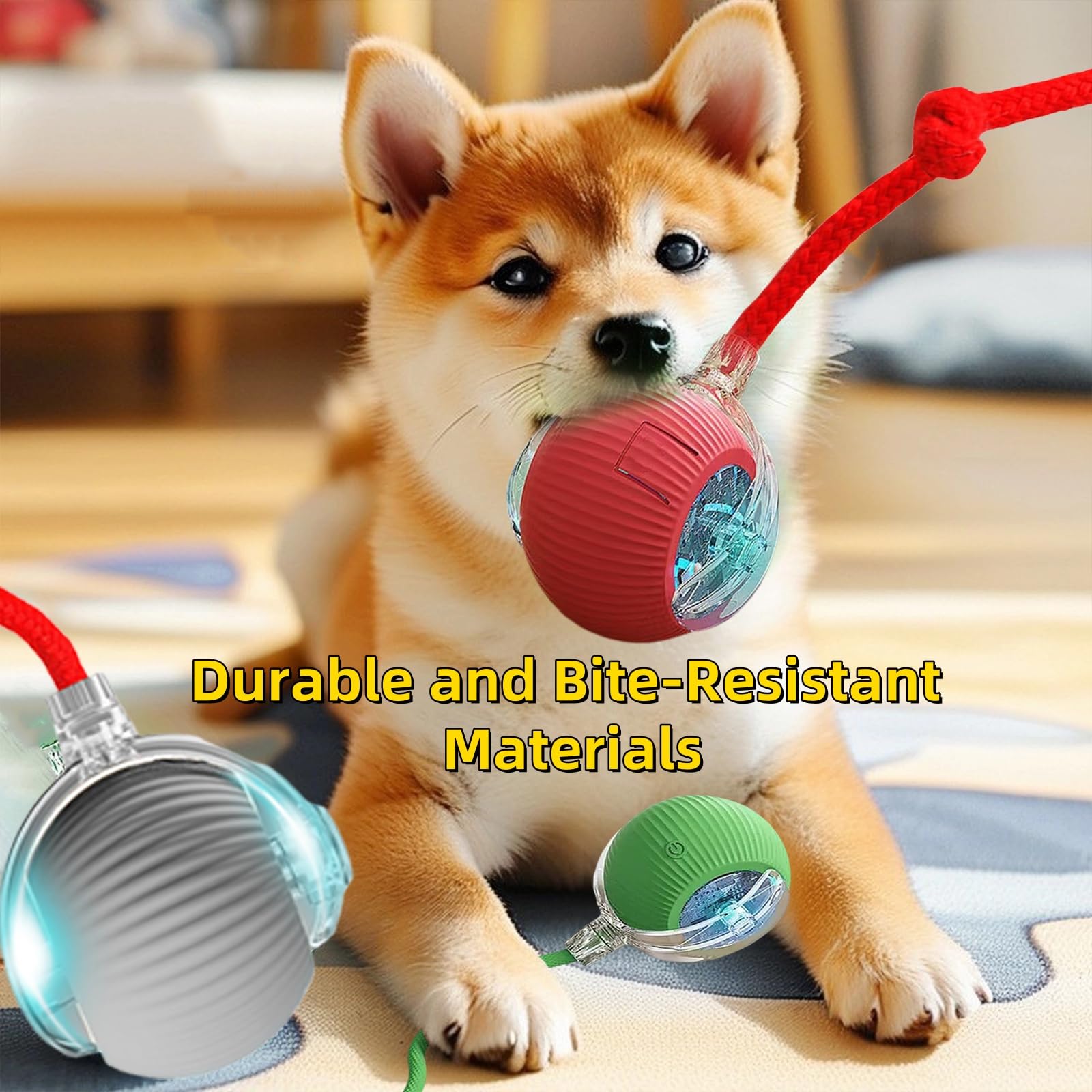 Generic material resistente a mordidas, diseño seguro para mascotas activas