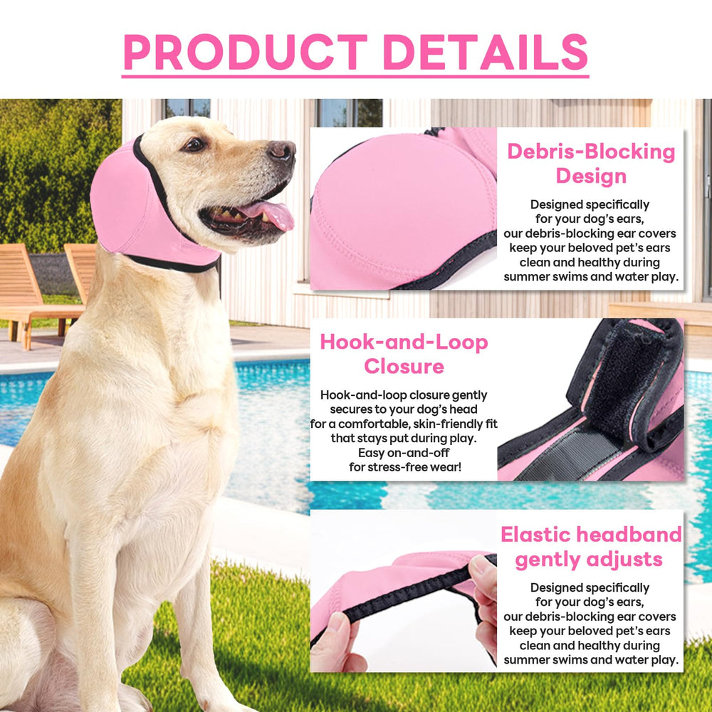 Generic orejeras-perro proteccion-agua para natación y baño.