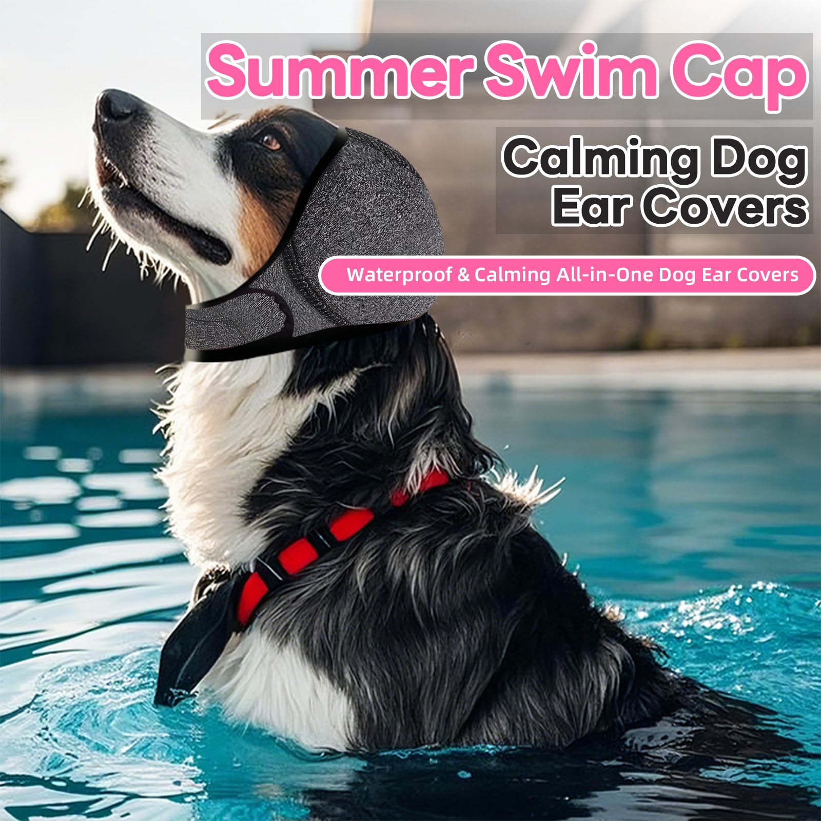 Generic orejeras para perros con ajuste cómodo para tamaño medio a grande.
