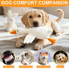 Pato blanco de Generic, felpa ultra suave para consentir al perro.