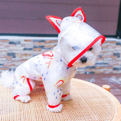 Abrigo Genérico para perros con tiras reflectantes, mejora visibilidad nocturna.