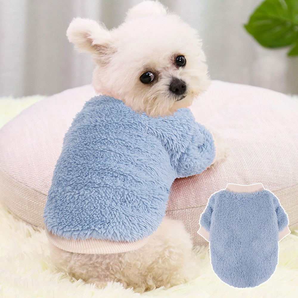 Lavado a máquina del suéter para perro pequeño