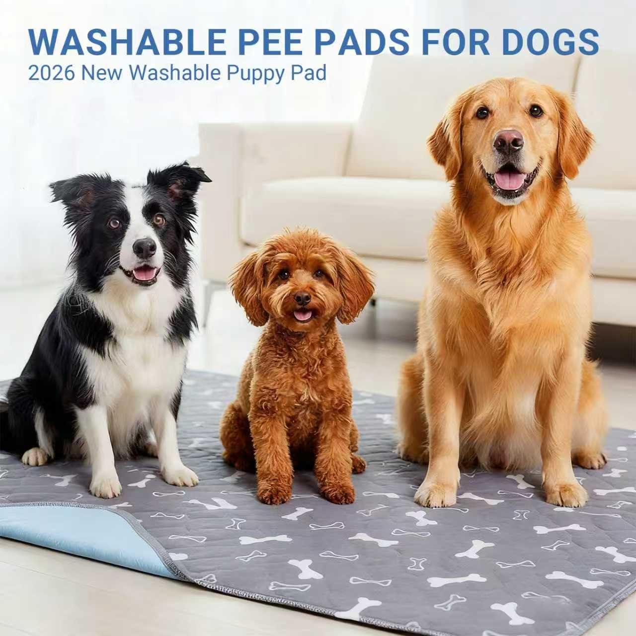 Generic almohadillas lavables, 4 capas, absorben líquidos para suelos secos.