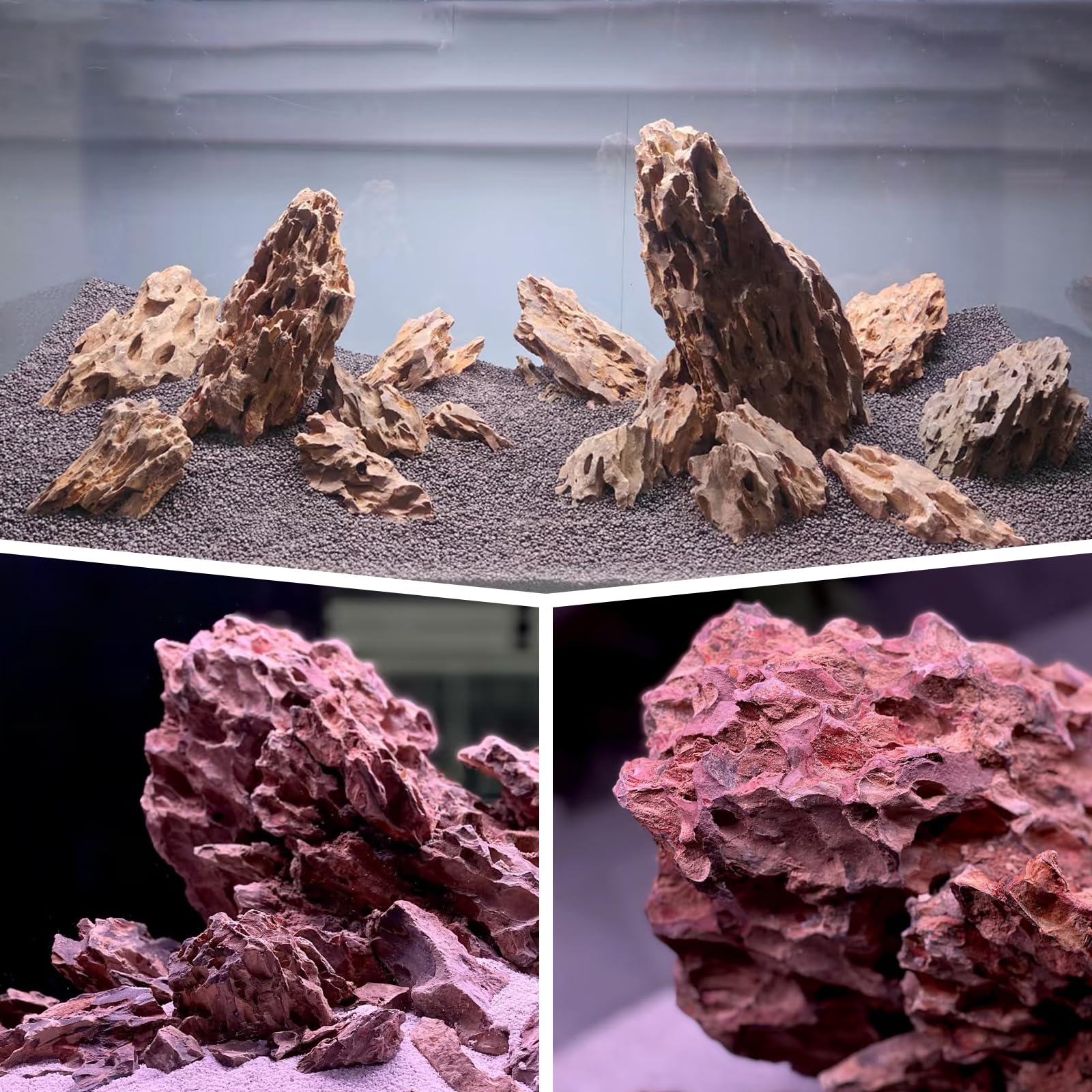 Piedra Dragón de Generic prelavada, lista para usar tras enjuague rápido