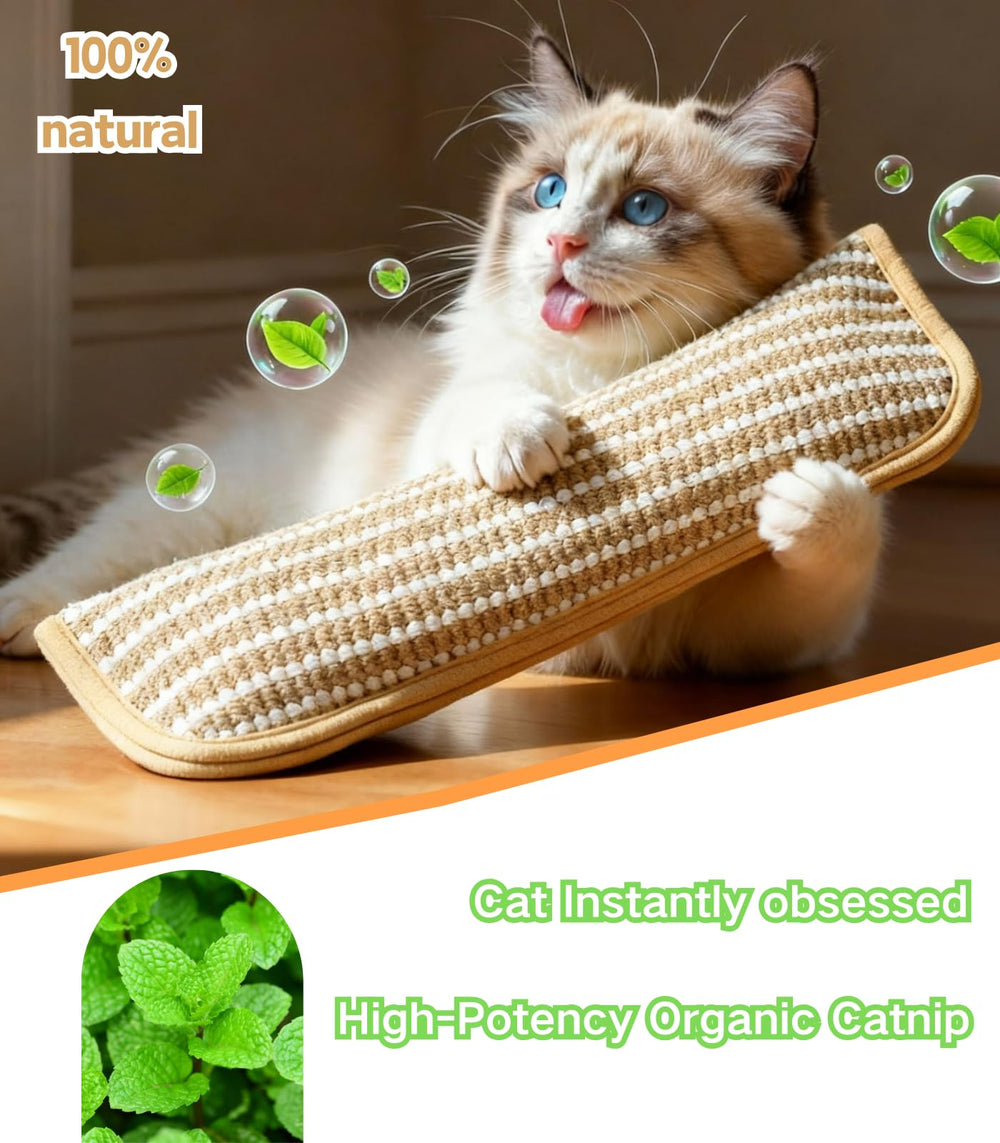 Genérico juguete kicker catnip para gatos, fomenta movimiento sin complicaciones.