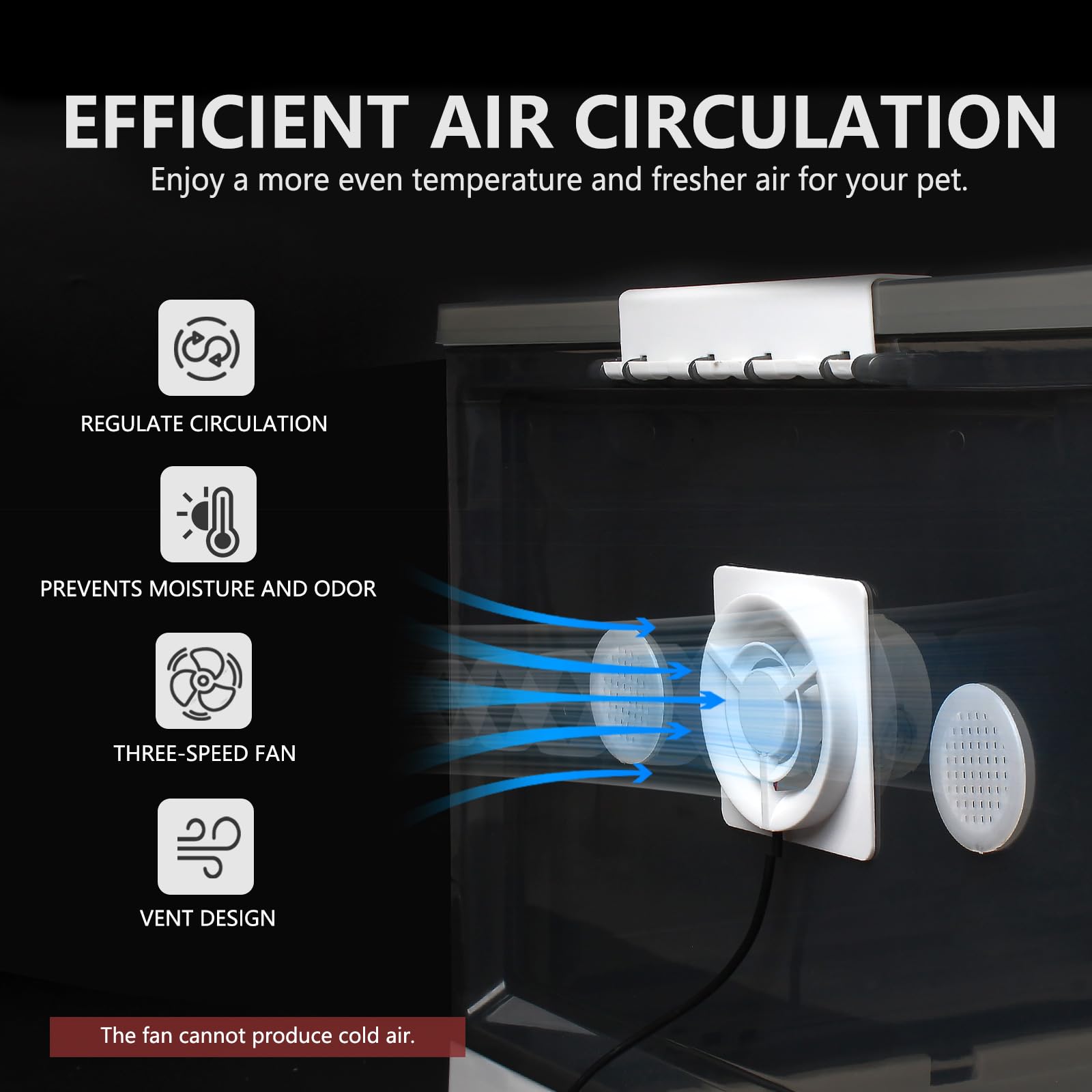 Geniprem incubadora interior semitransparente facilita vigilar a las crías sin perturbaciones.