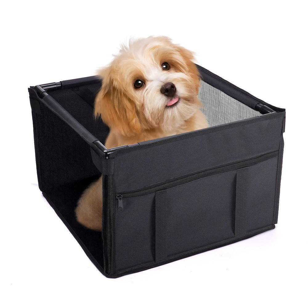 GENORTH asiento para perro en coche, ideal para viajes con mascotas de hasta 20 lb.
