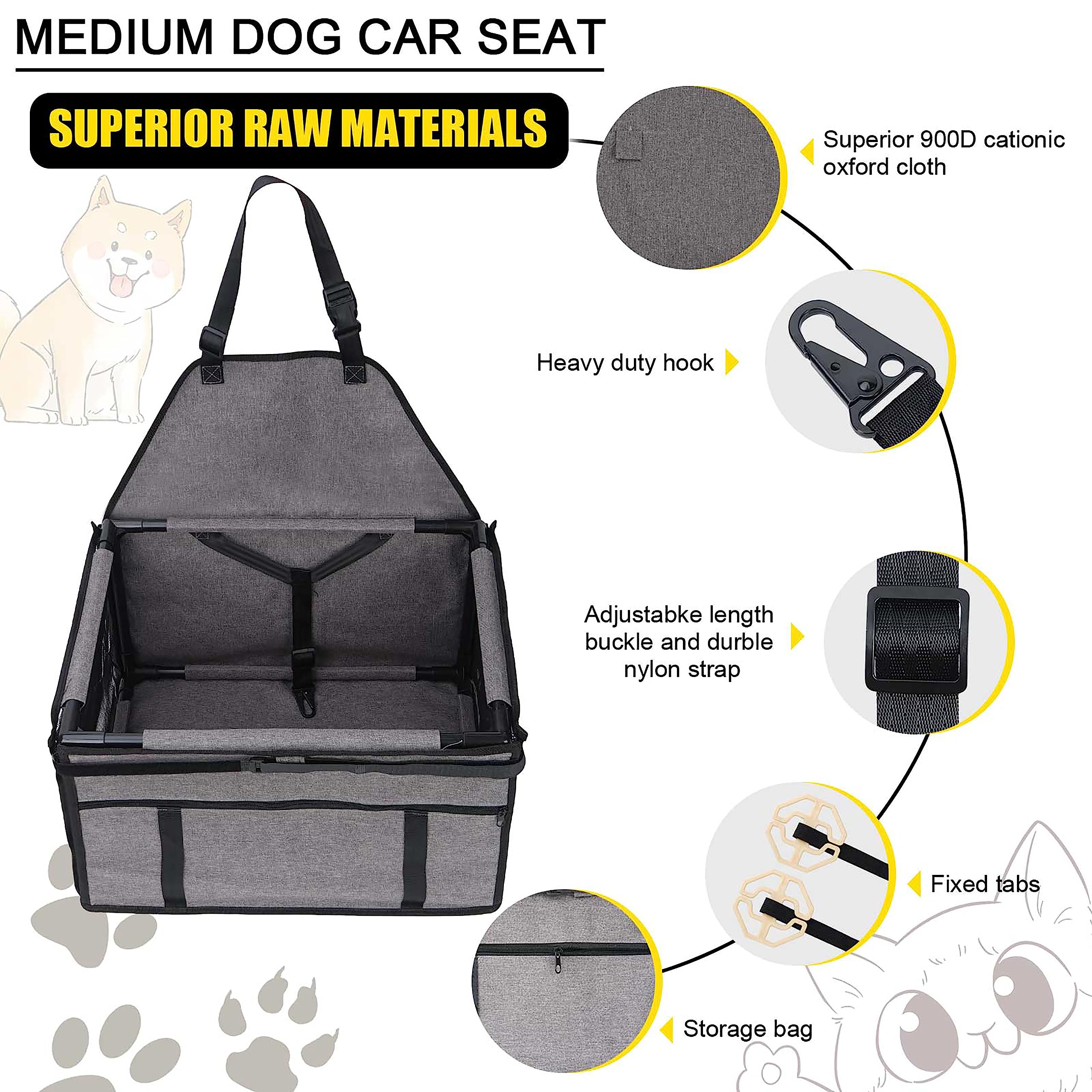 GENORTH material oxford impermeable mantiene al perro seco