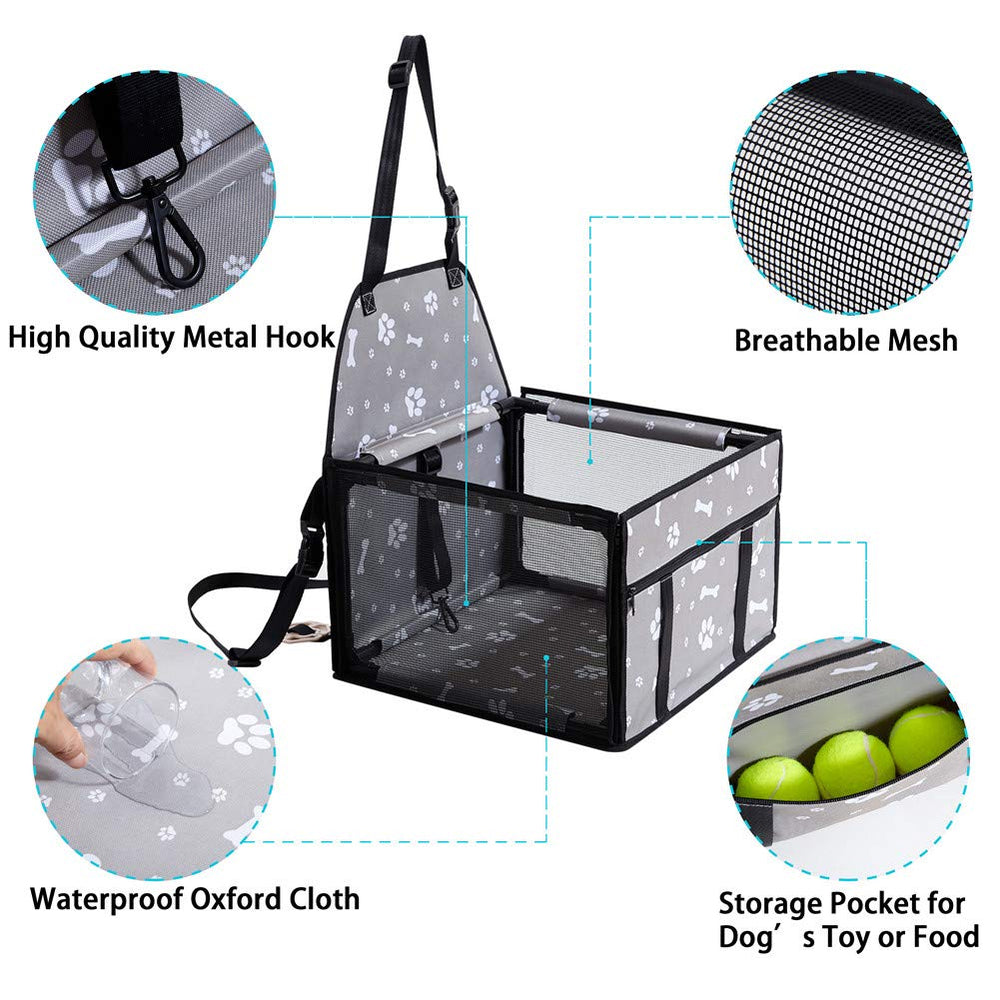 GENORTH Tejido Oxford impermeable mantiene al perro seco y limpio.