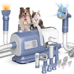 Geoorood kit de grooming para perro con aspiradora integrada para uso en casa