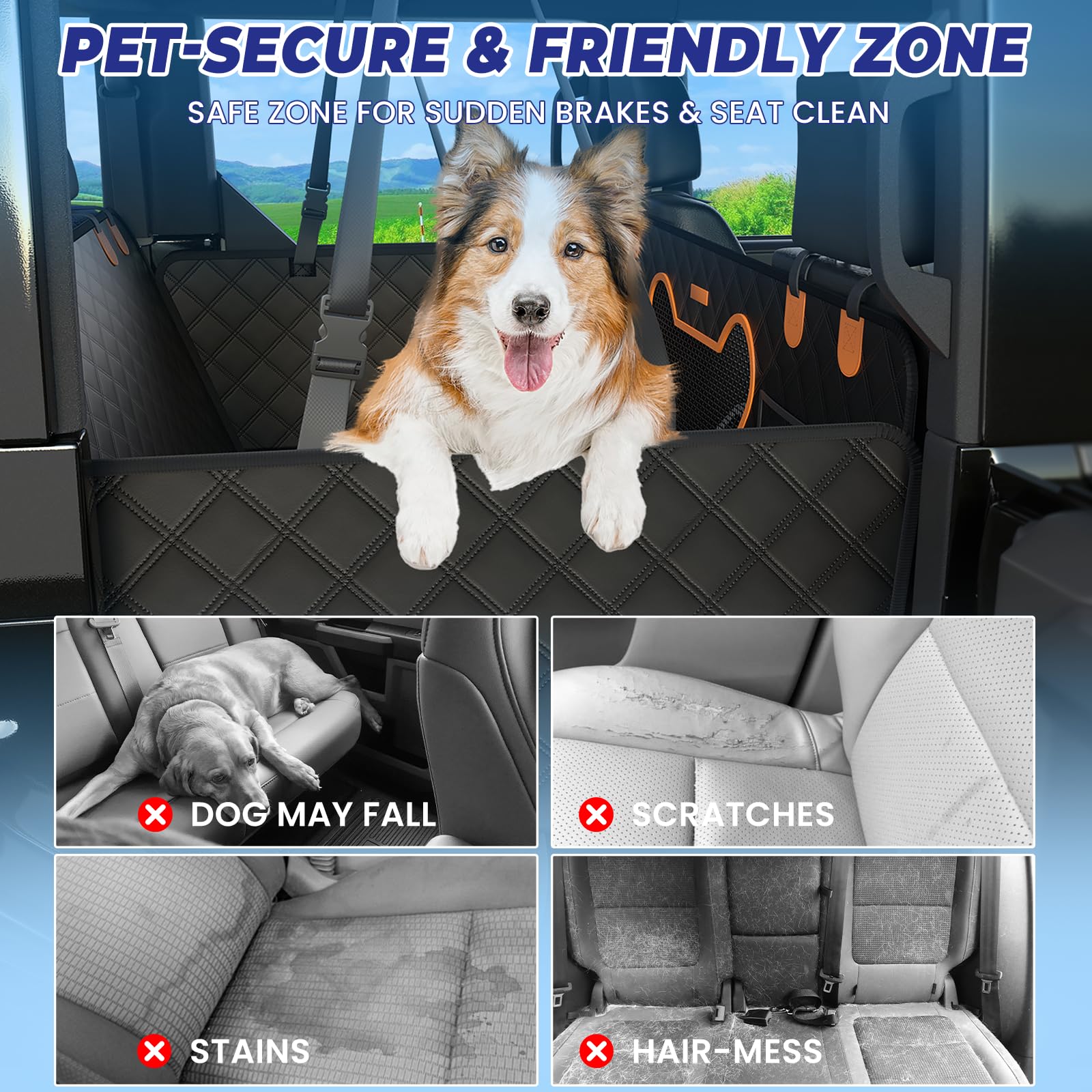 Geotick impermeable y lavable mantiene el interior limpio ante derrames.