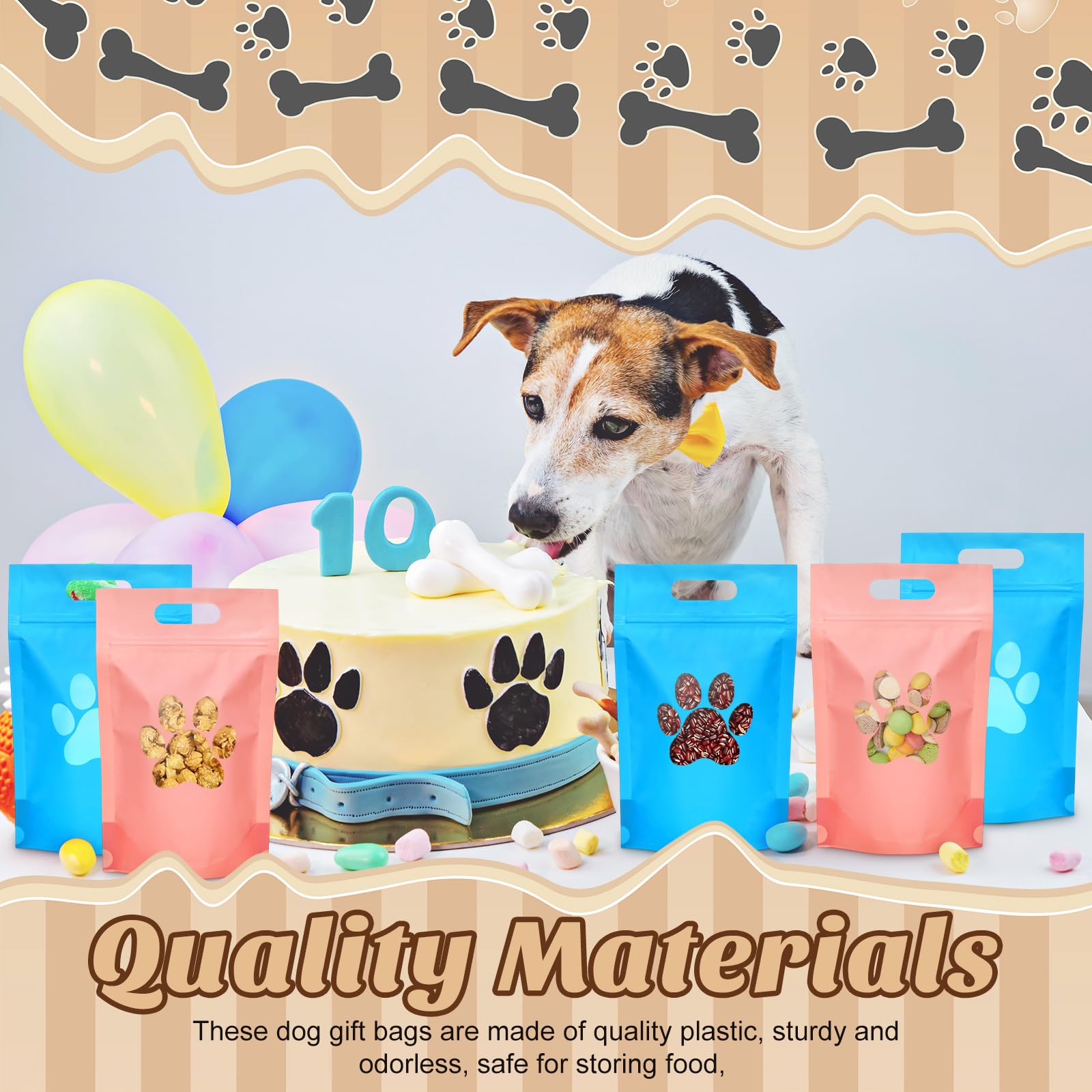 Bolsas de transporte para golosinas caninas, aptas para uso diario.