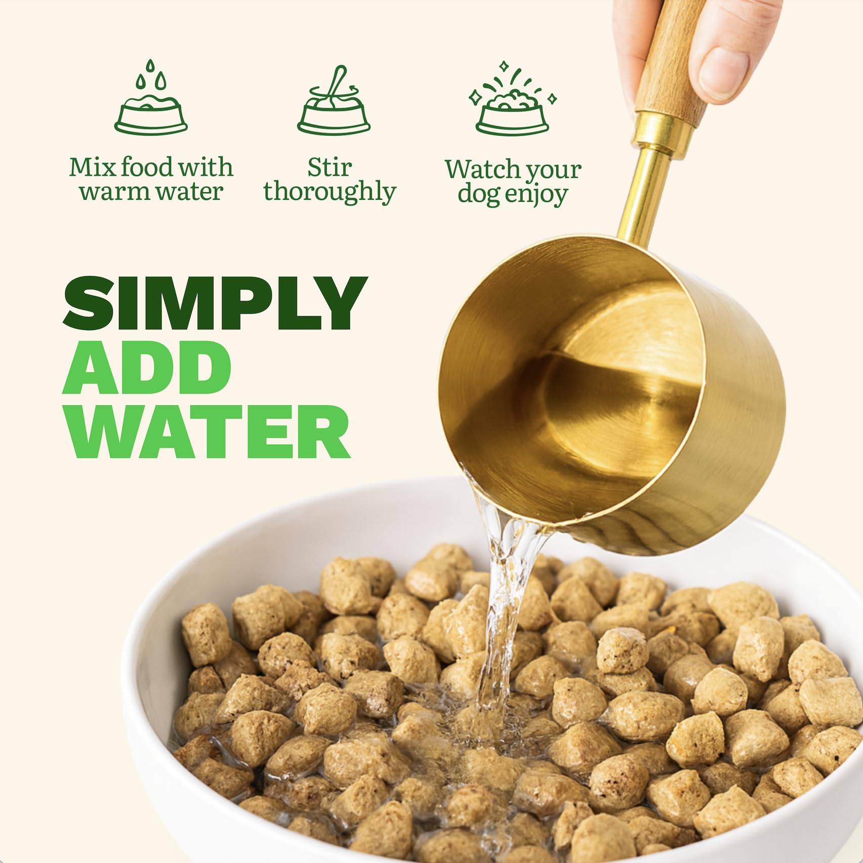 Get Joy topper para comida de perro, mejora el plato