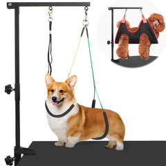 getlstub brazo de acicalamiento para perros sobre la mesa, altura ajustable para tamaños diversos