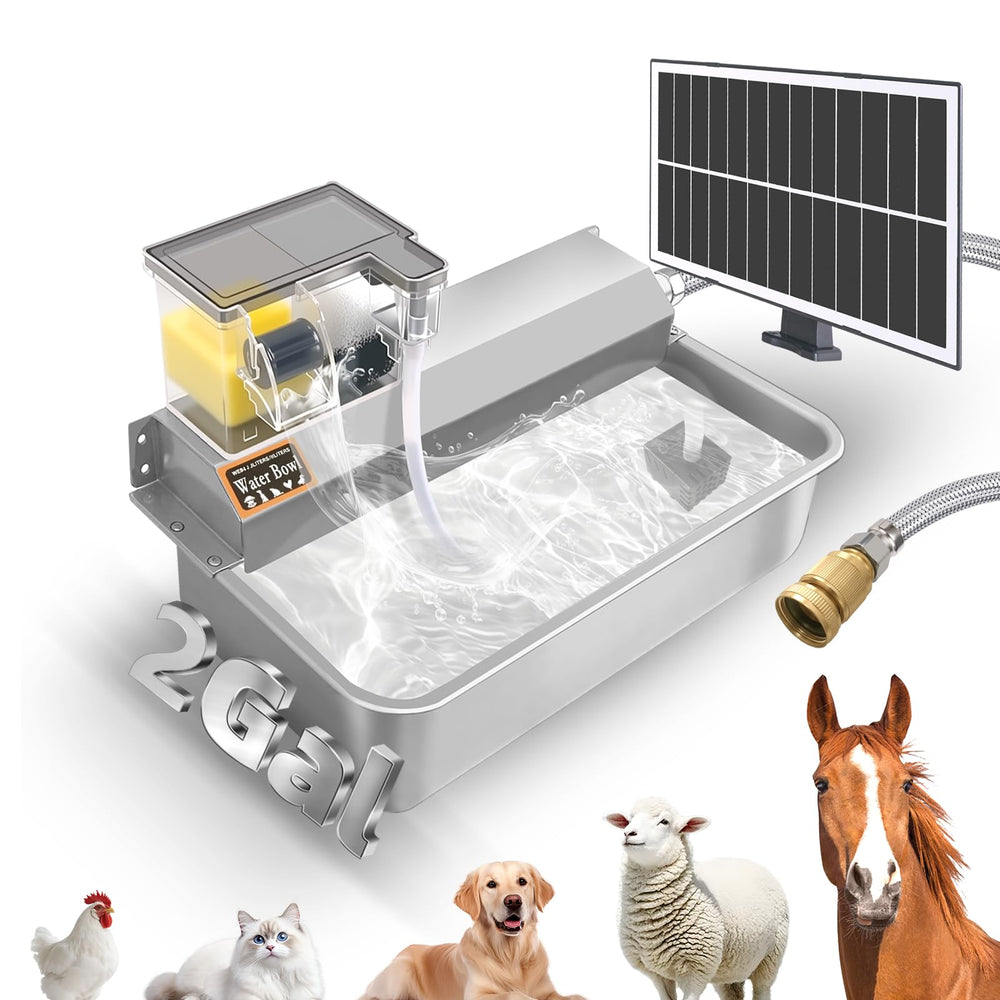GEVINFA dispensador automático de agua para perros con flujo continuo