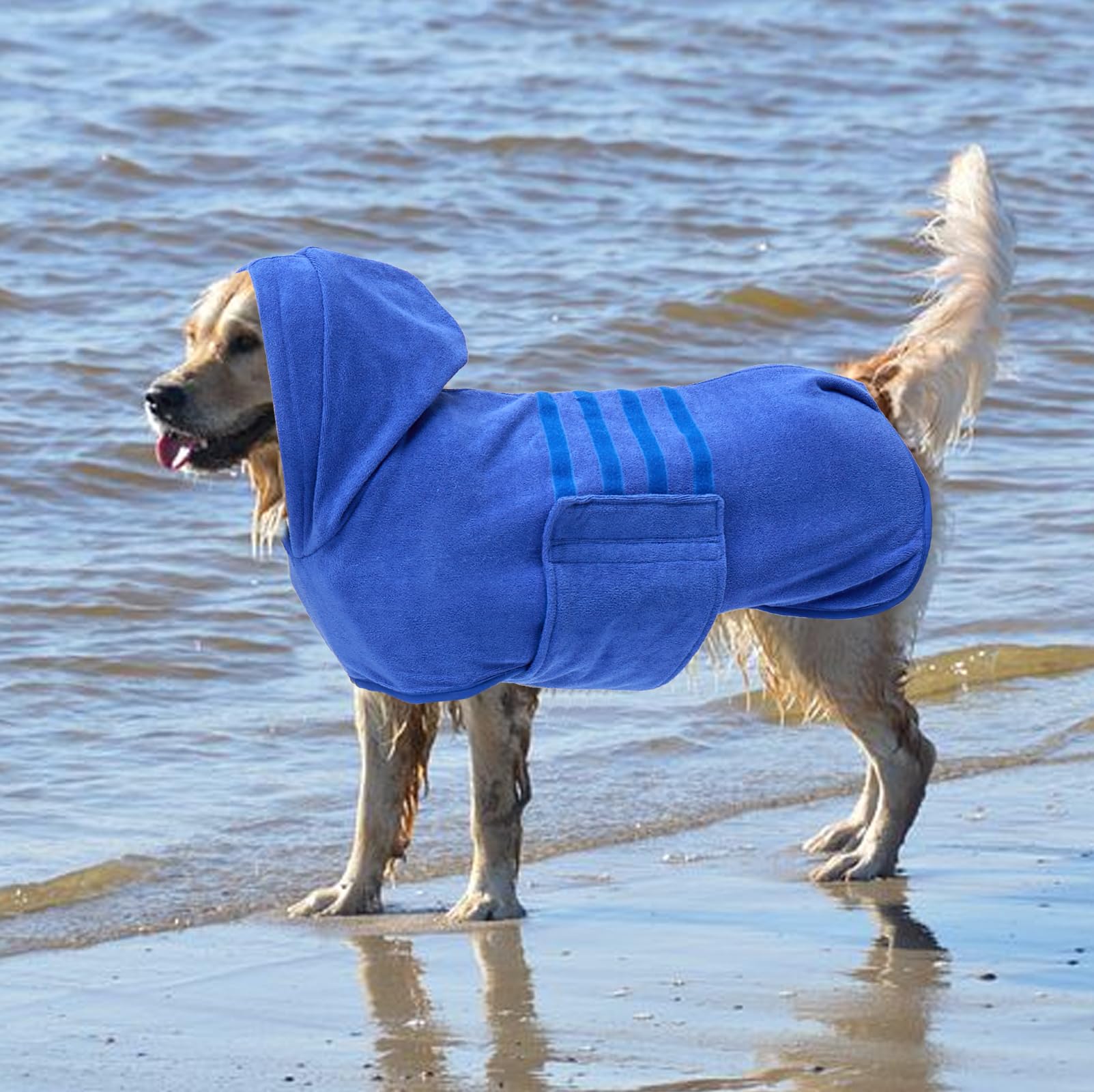 Geyecete bata secado para perros, microfibra ultra absorbente.