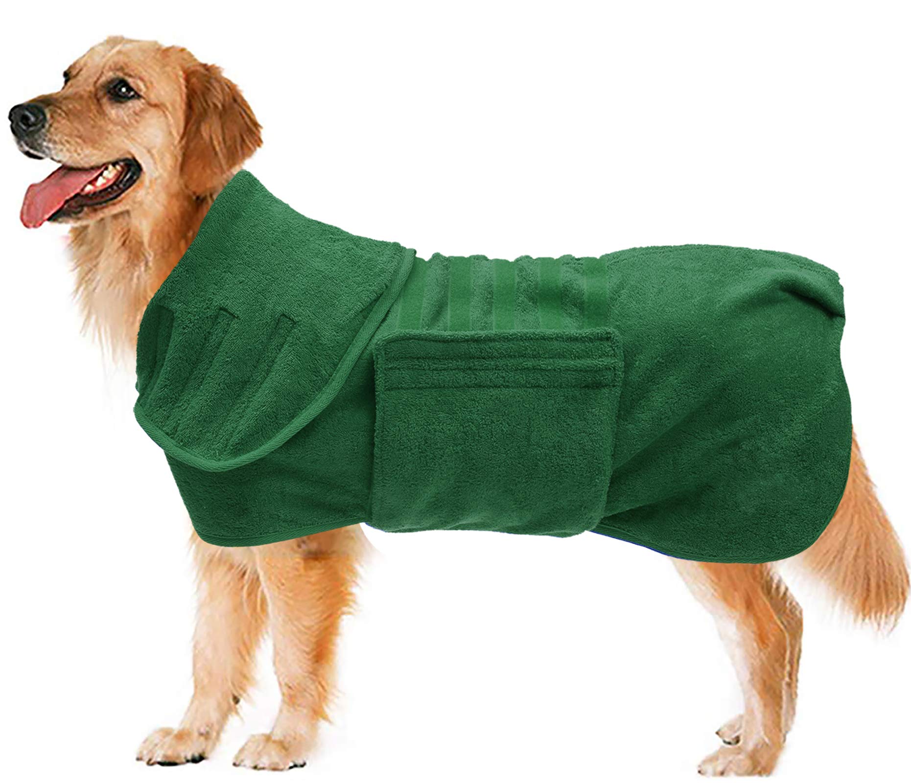 Capa secado para perro Geyecete en microfibra, secado rápido.