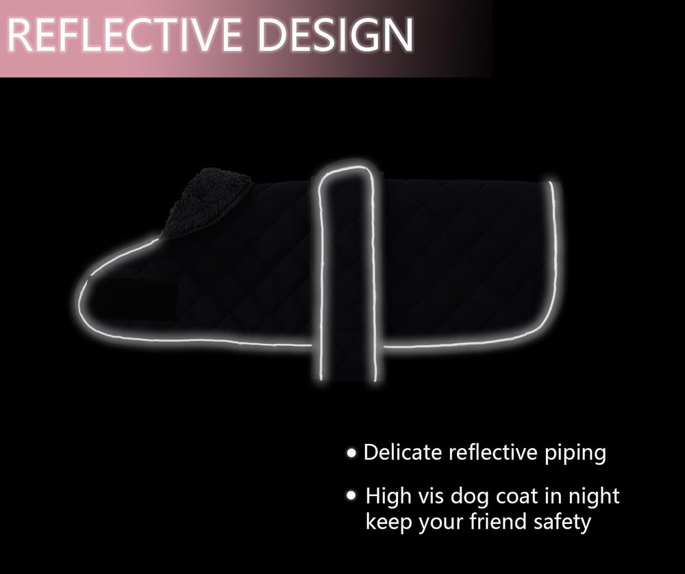 Geyecete chaqueta para perro salchicha, cuello alto plegable para abrigo adicional