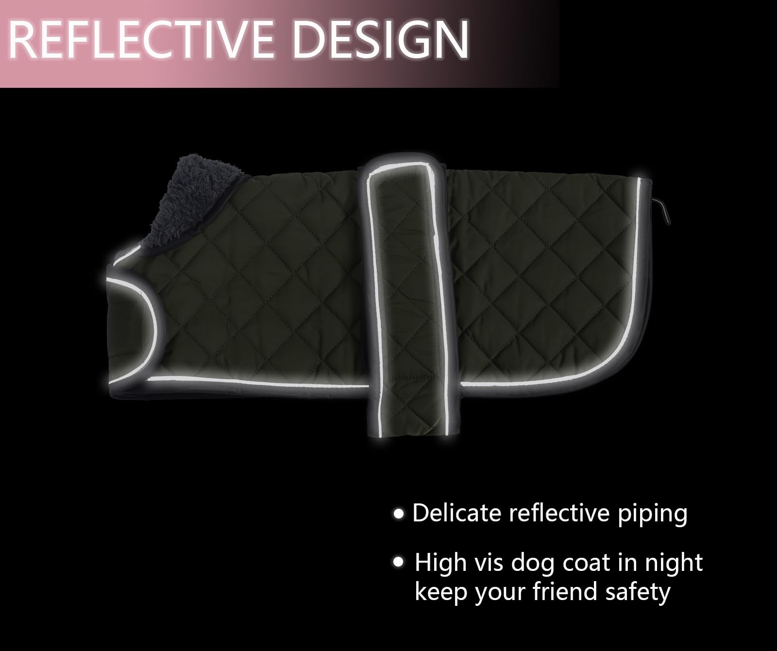 Geyecete cuello alto plegable dachshund protección contra viento