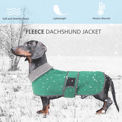 Geyecete Dachshund sudadera perfil con cintas reflectantes para visibilidad nocturna