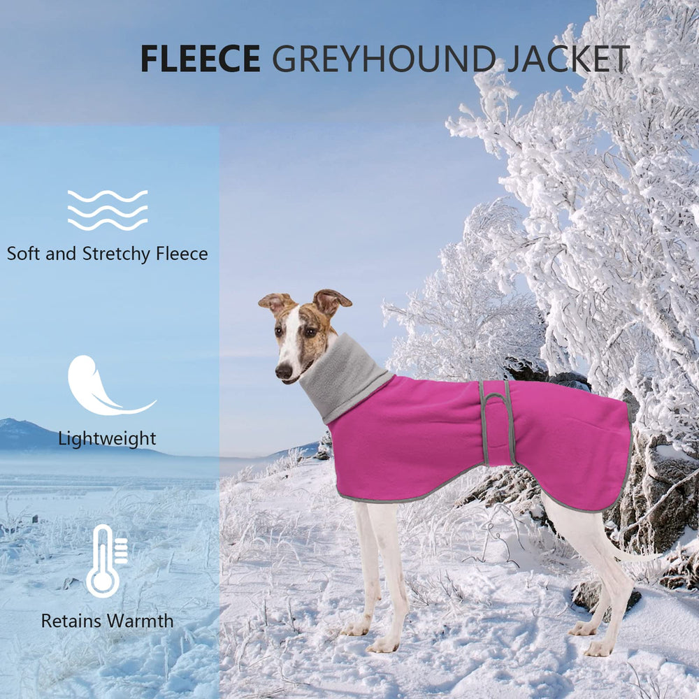 Geyecete galgo cuello alto plegable, proteccion contra el viento.