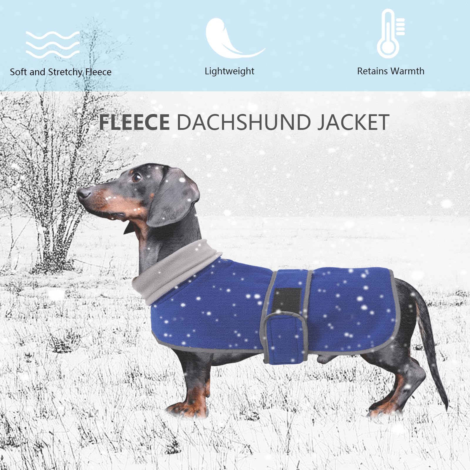Geyecete suéter dachshund-cuello alto fold-down mantiene el cuello protegido.